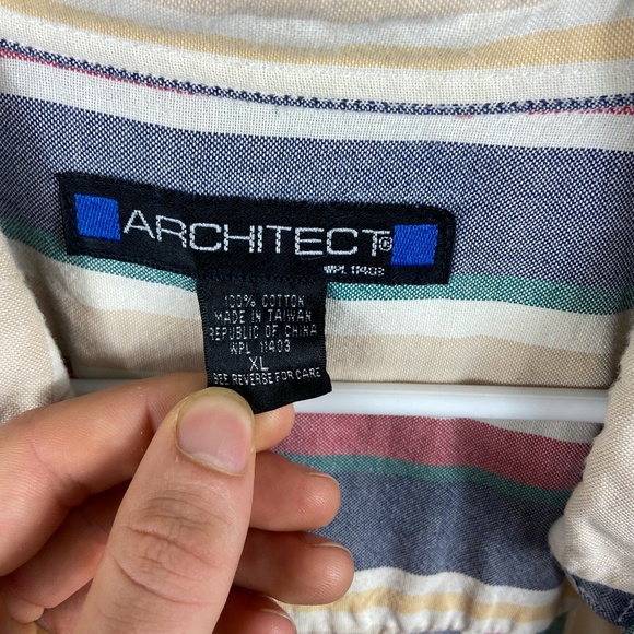 Architect | Mens Long Sleeve Button Down - Picture 2 of 2